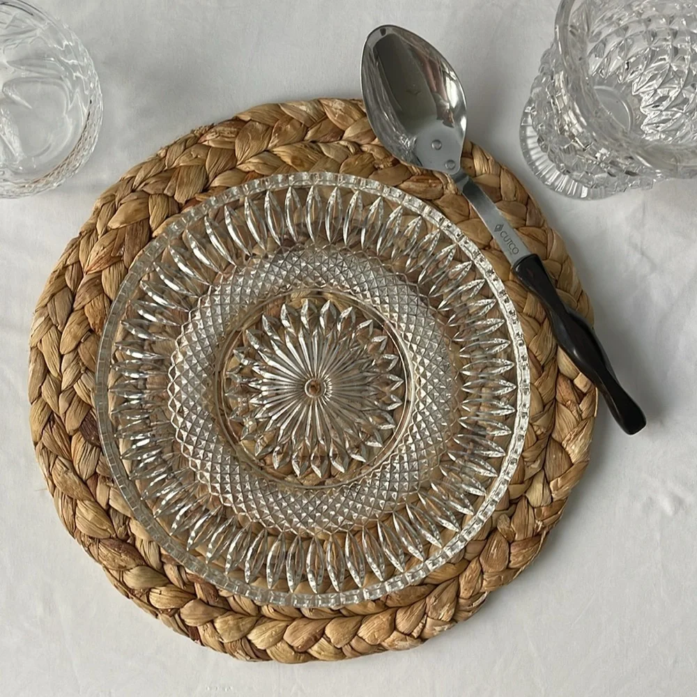 Williams Sonoma Crystal 11” Round Serving Plate – Elegant Entertaining